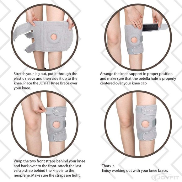 KARM Plus Size Knee Brace for Women & Men Plus Size 2x, 3x - Adjustable knee NEW - Picture 6 of 13